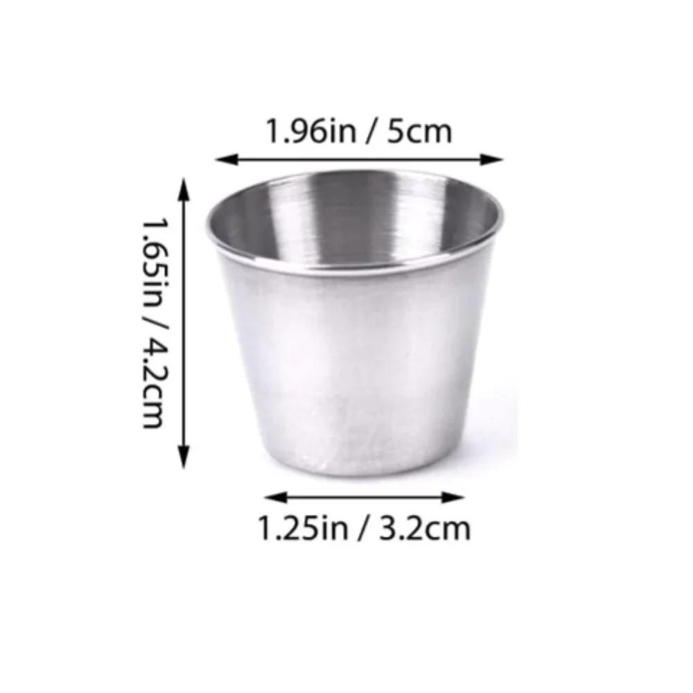 Winhon French Fry Cone Basket with Double Sauce Holder, Set of 2